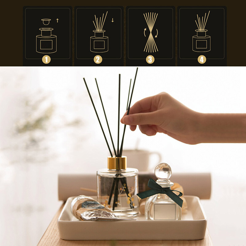 Home Essentials Bathroom Accessories - 100 pçs aroma sem fogo rattan