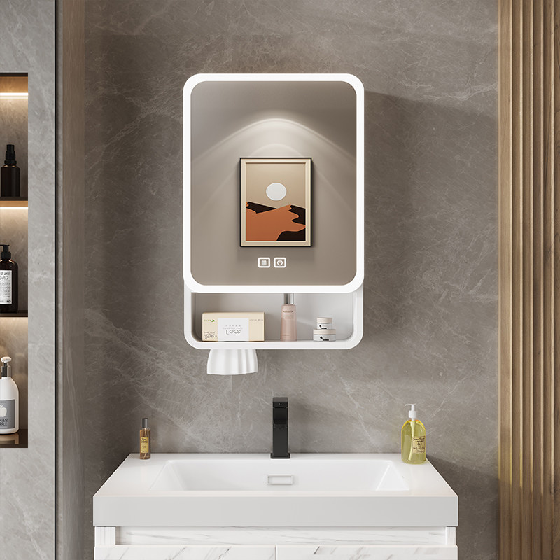 Home Bathroom Organizer - Armário de Banheiro Moderno com Espelho