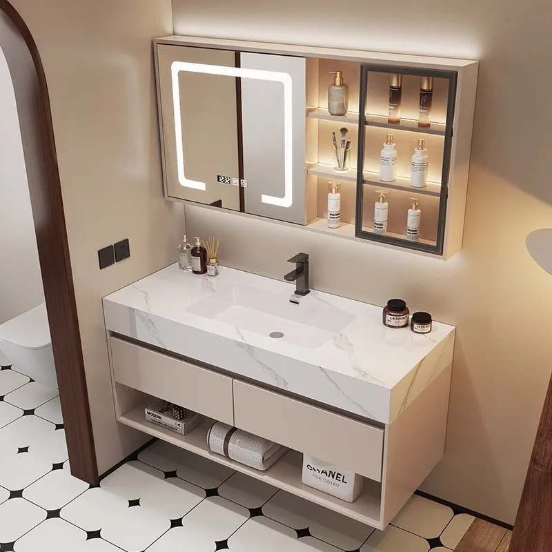 Home Bathroom Vanity Combo - Bacia moderna da cerâmica da ardósia