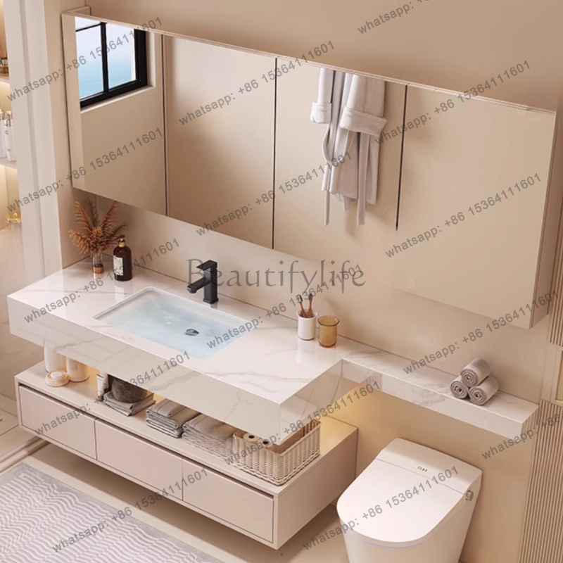 Home Bathroom Vanity Combo - Armário de Banheiro Moderno LJYPartitions com