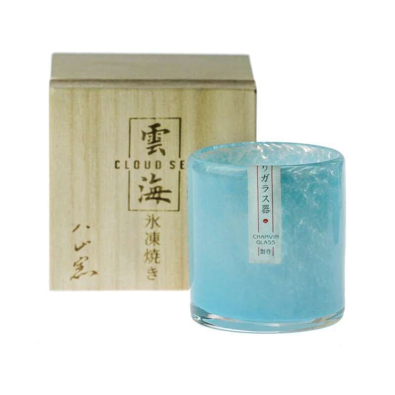 Yamazaki Home Bathroom Storage - Copos de vidro de vidro de