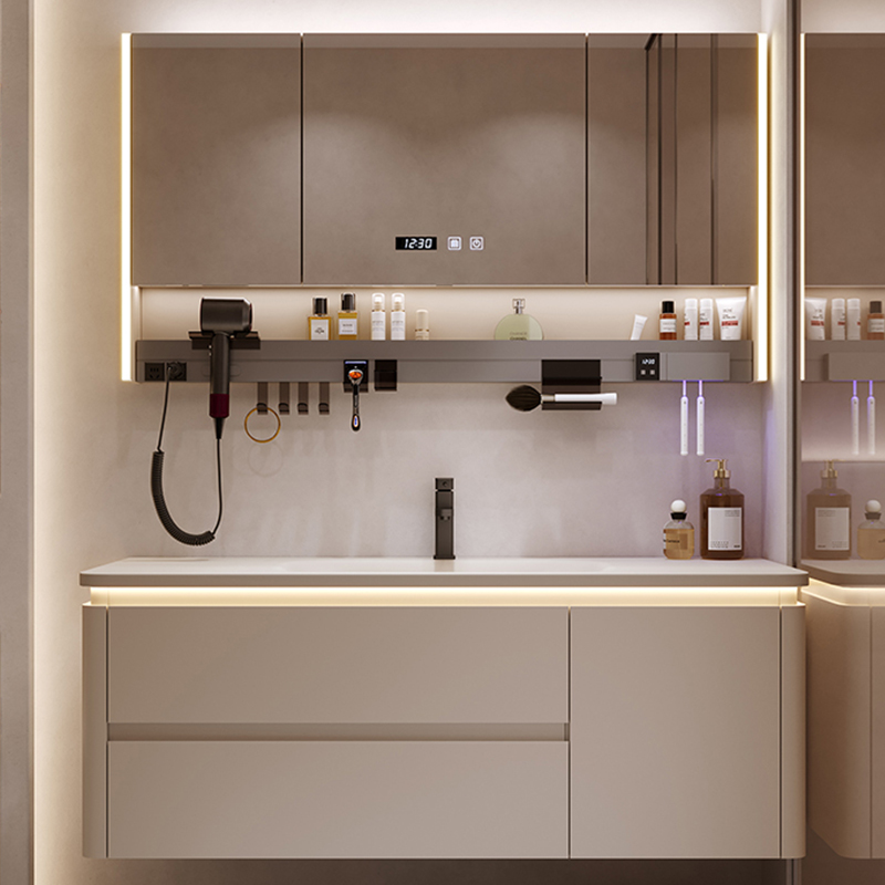 Home Bathroom Vanity Combo - Moderno simples armários de banheiro lavatório