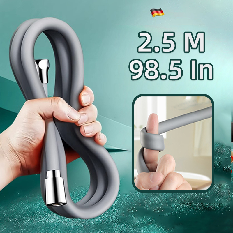 Home Bathroom Gadgets - Mangueira de chuveiro de silicone extra