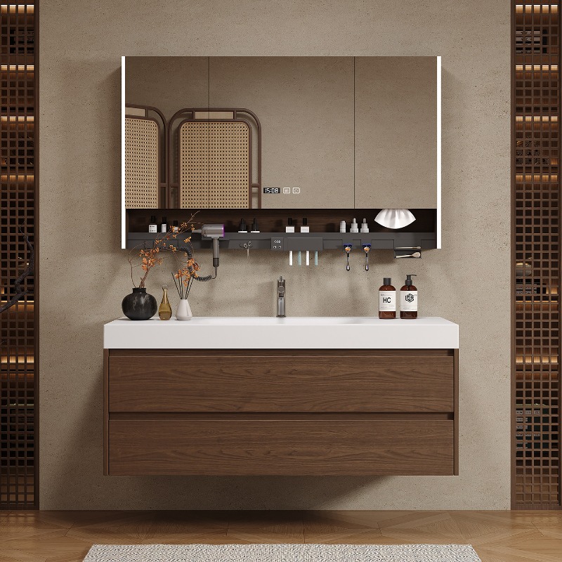 Home Bathroom Vanity Combo - Armário de Banheiro com Divisórias de