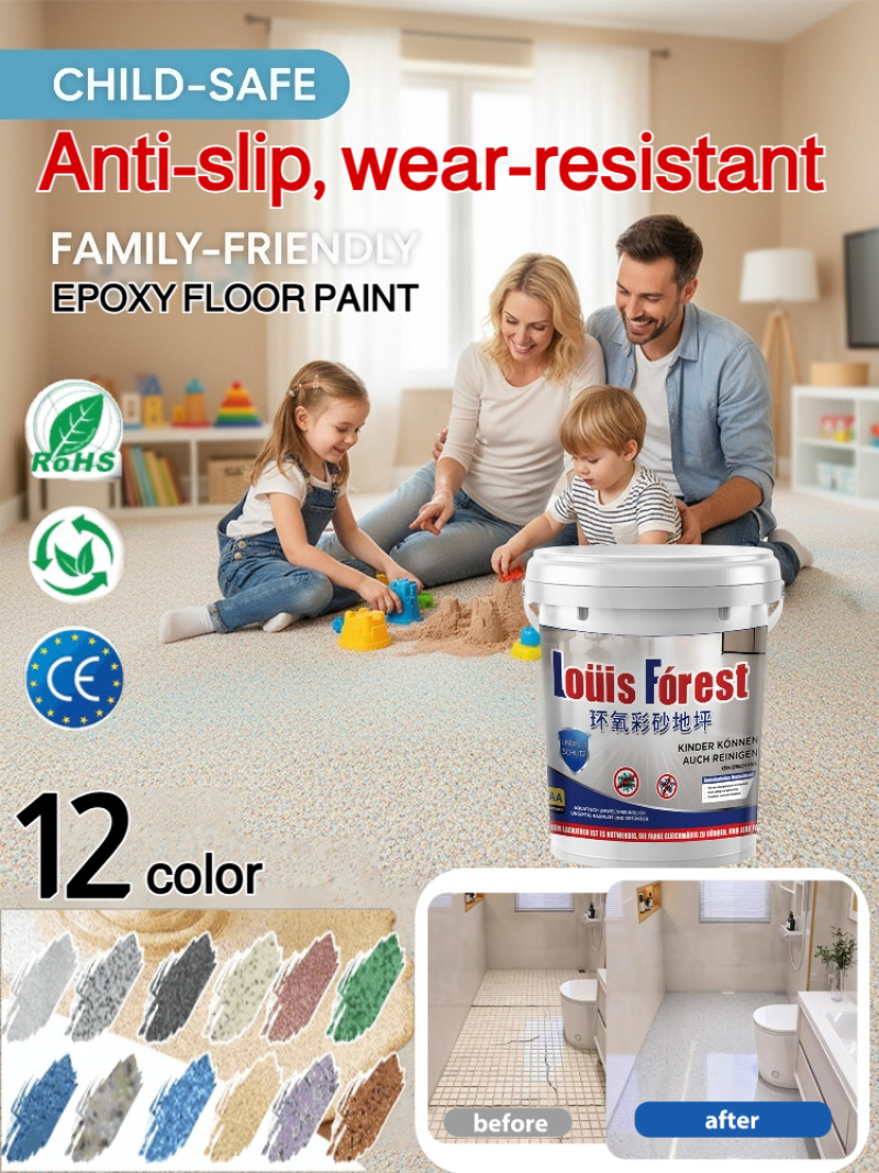 Home Bathroom Wear - Tinta Epóxi Autonivelante para Piso de