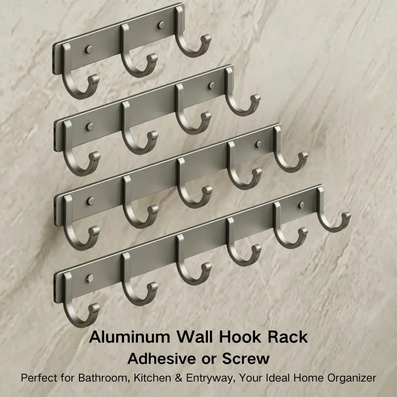 Home Bathroom Organizer - Suporte de Parede de Alumínio –