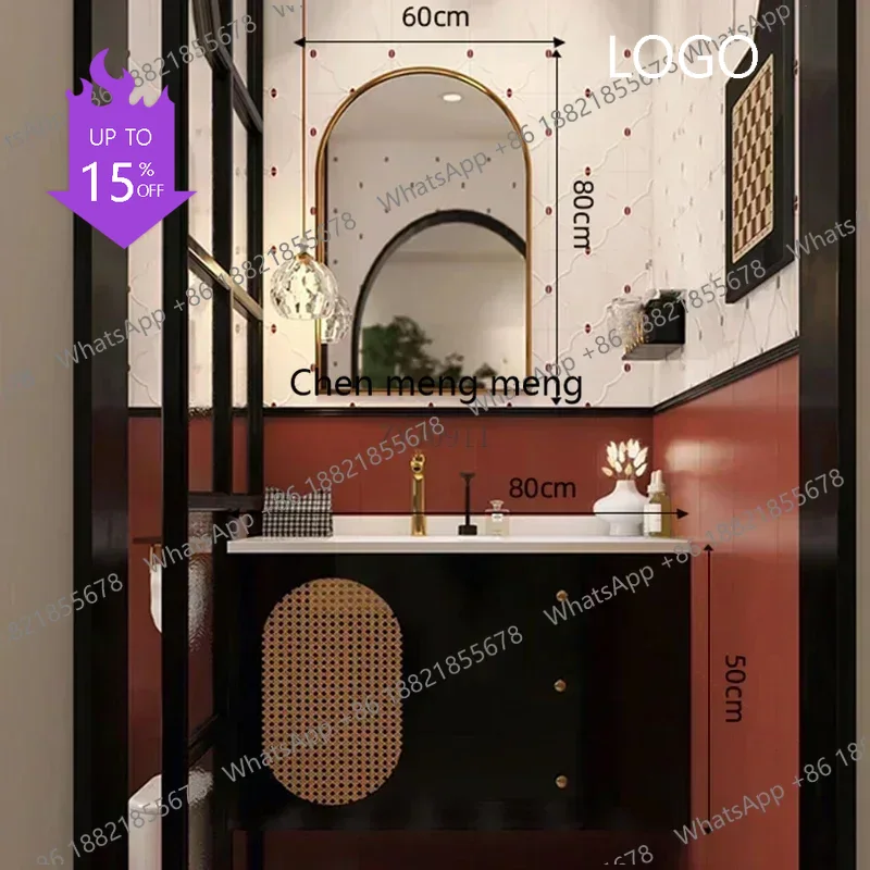 Home Bathroom Vanity Combo - Armário de Banheiro P3 Estreito com