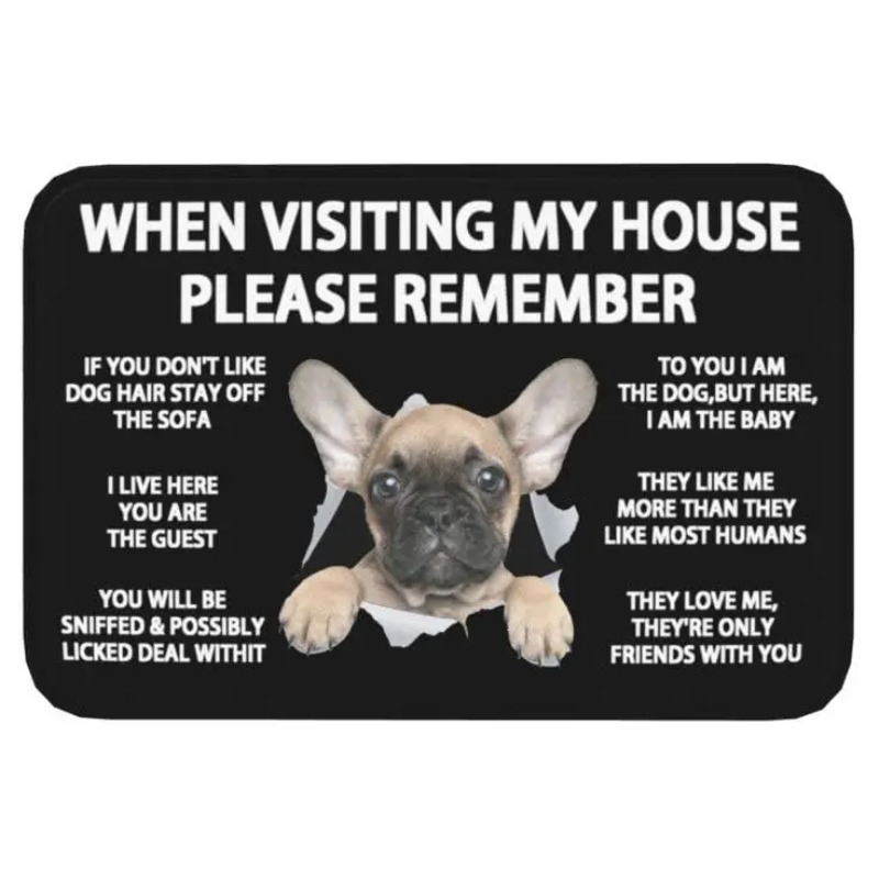 Bathroom Home Visit - Tapete de Entrada para Animais de