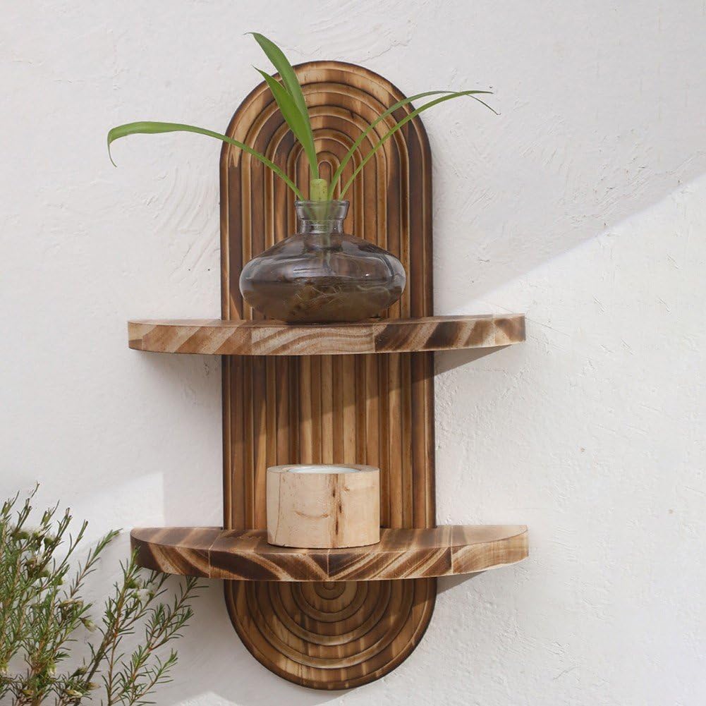 Home Bathroom Organizer - Prateleira de Parede Boêmia Arco-Íris de