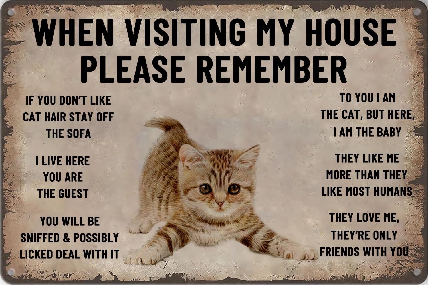Bathroom Home Visit - Arte de Parede de Gatos: Placas