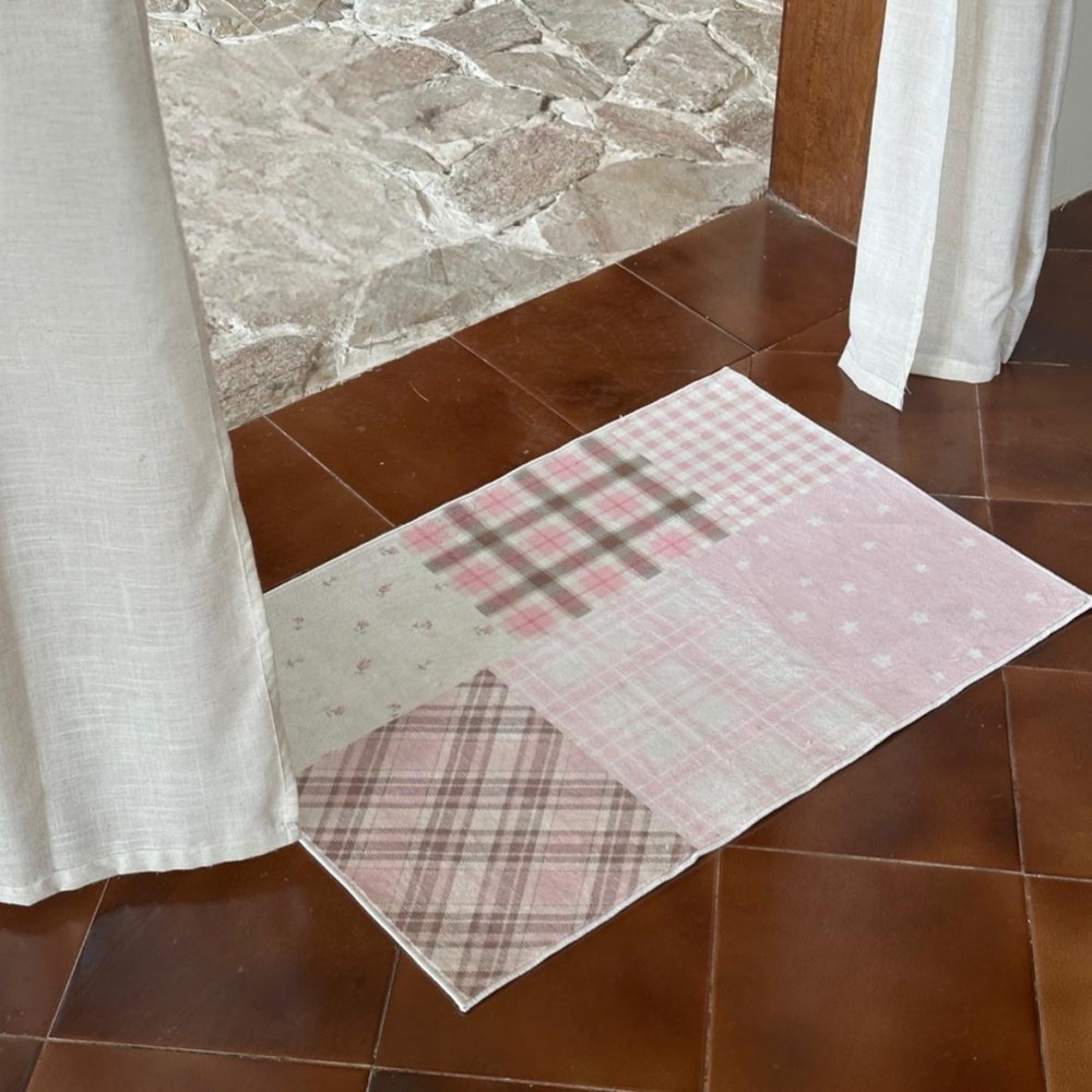 Home Bathroom Wear - Vikama ins vento colorido tapete corredor