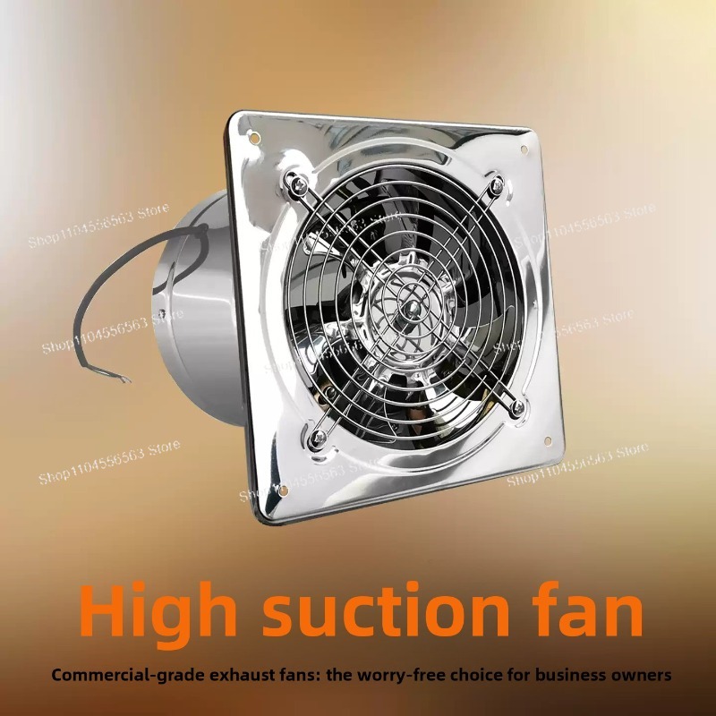 Home Bathroom Exhaust Fan - Ventilador de exaustão de aço inoxidável