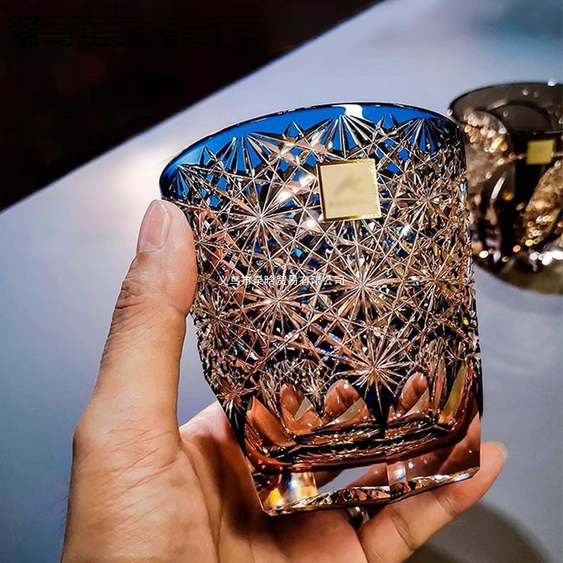 Copo de Cristal Azul Daisy de  - Yamazaki Home Bathroom Storage avaliação e preço
