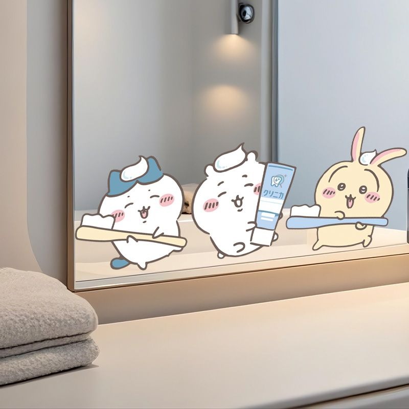 Adesivos de Espelho Chiikawa c - Home Bathroom Gadgets avaliação e preço