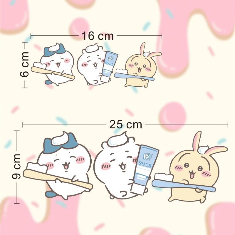 Adesivos de Espelho Chiikawa c - Home Bathroom Gadgets avaliação e preço
