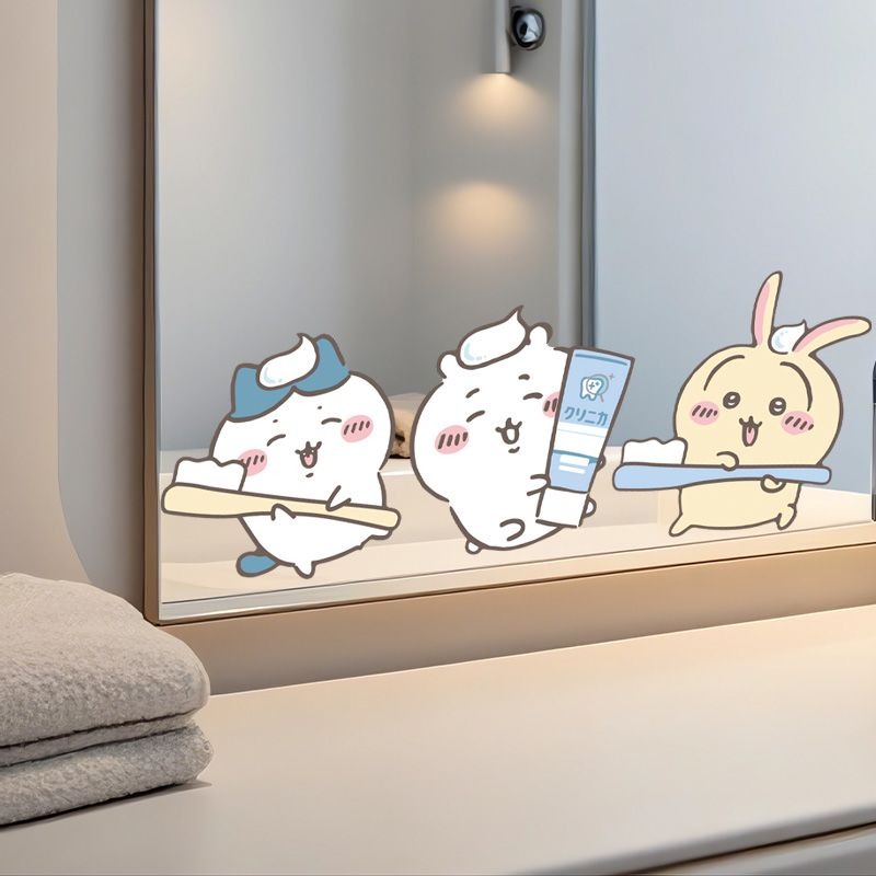 Adesivos de Espelho Chiikawa c - Home Bathroom Gadgets avaliação e preço