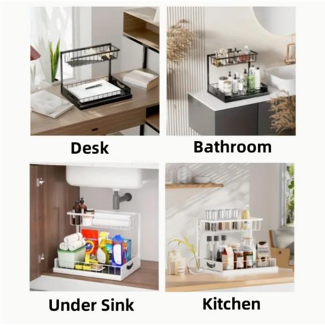 Organizador de Armário Desliza - Home Bathroom Organizer avaliação e preço
