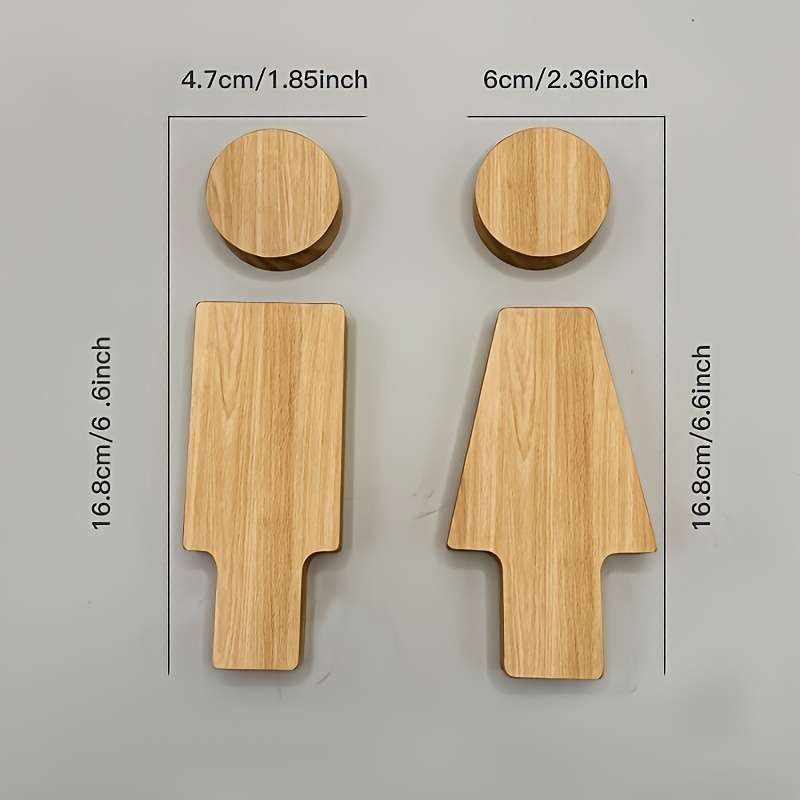 2 peças sinal de banheiro de m - Home Bathroom Gadgets avaliação e preço