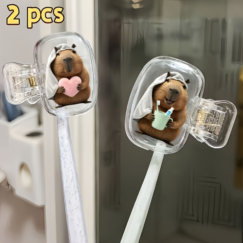 2 peças de capa para escova de - Home Essentials Bathroom Accessories avaliação e preço