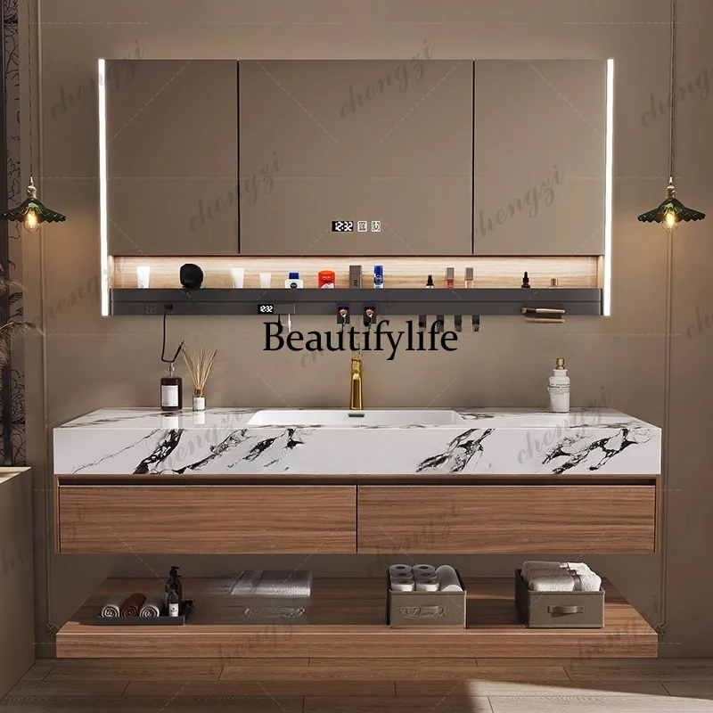 Armário de Banheiro de Madeira - Home Bathroom Vanity Combo avaliação e preço