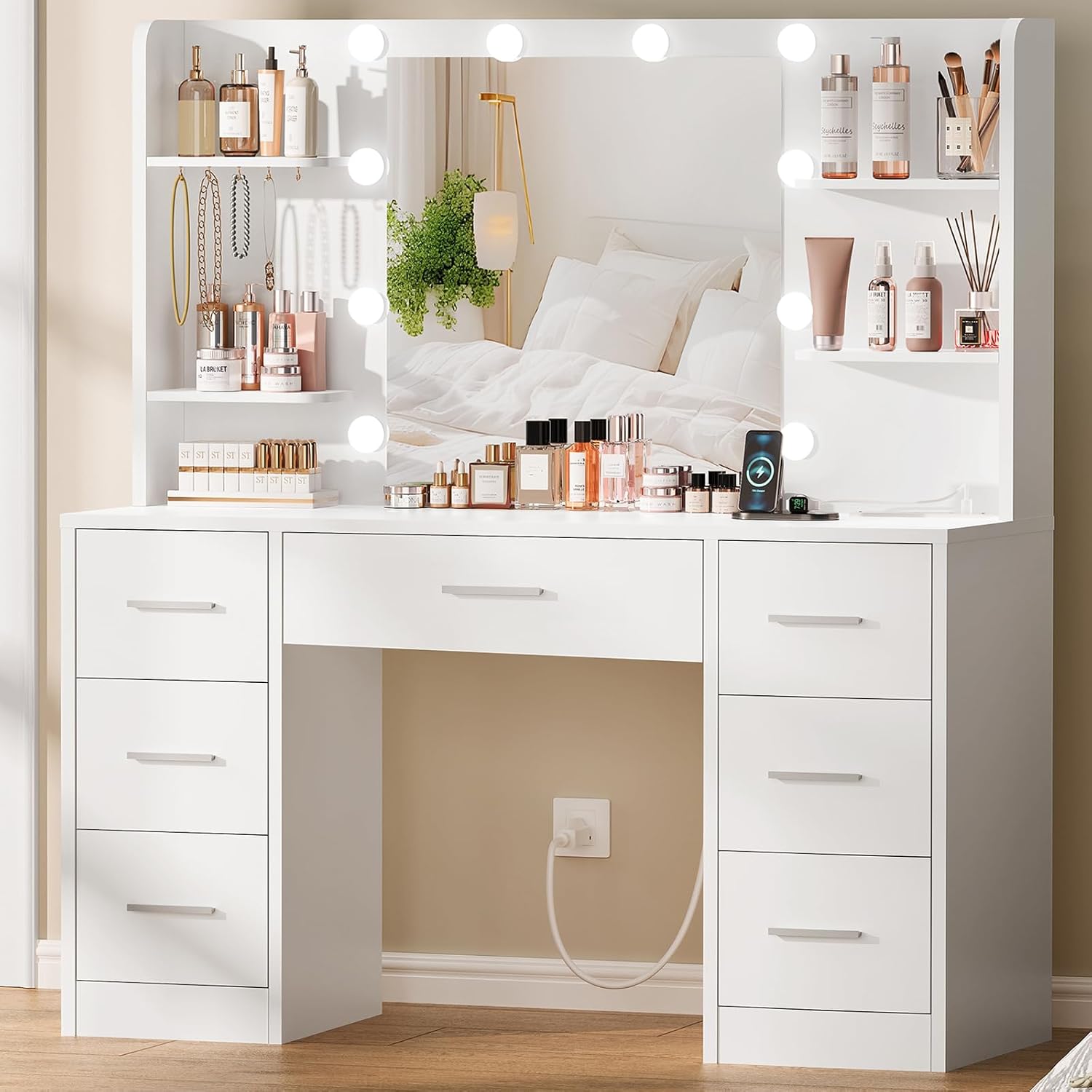Grande Penteadeira com Espelho - Home Outlet Bathroom Vanity avaliação e preço