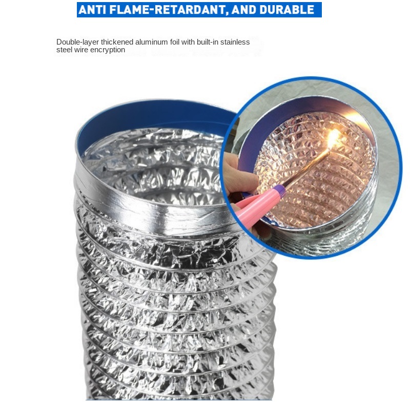 Alumínio Foil Ventilação Tubo, - Home Bathroom Ventilation avaliação e preço