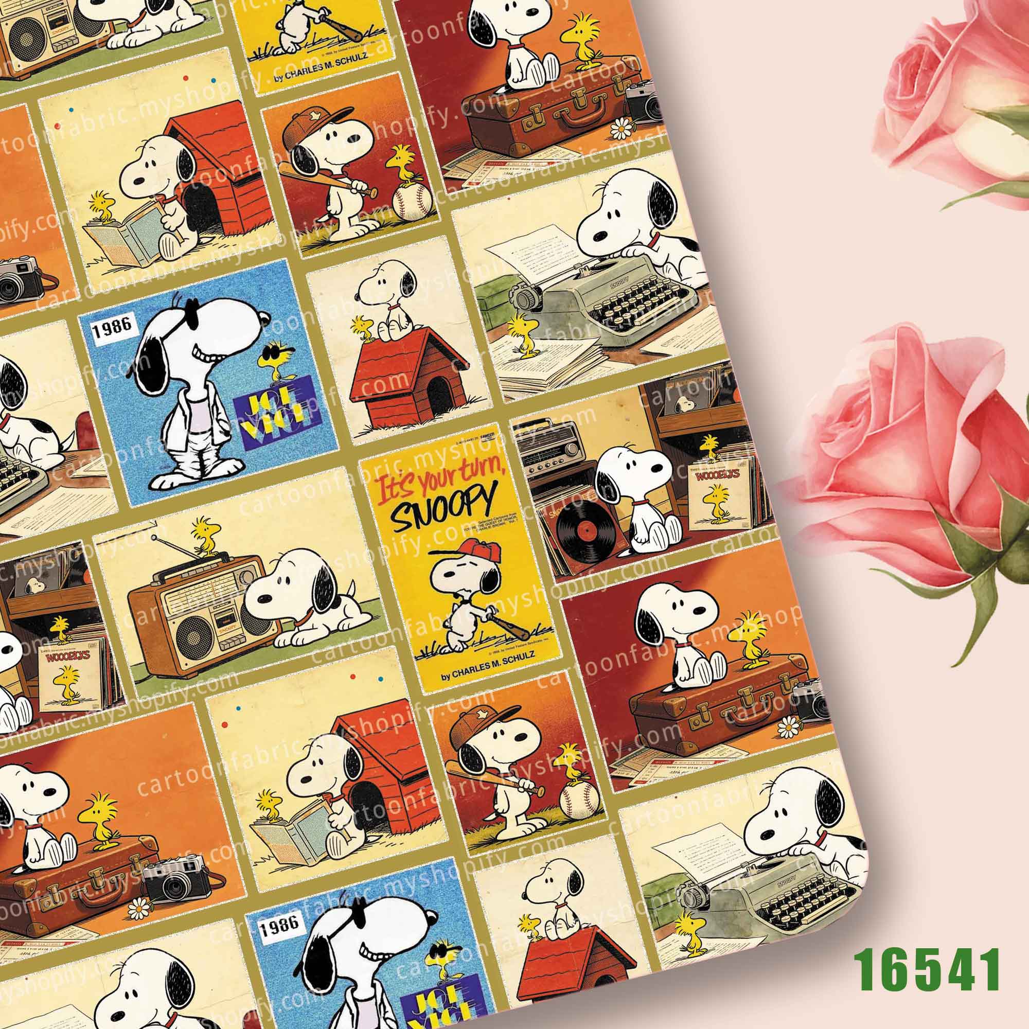Tecido TAKARA TOMY Snoopy 140x - Home Bathroom Gadgets avaliação e preço