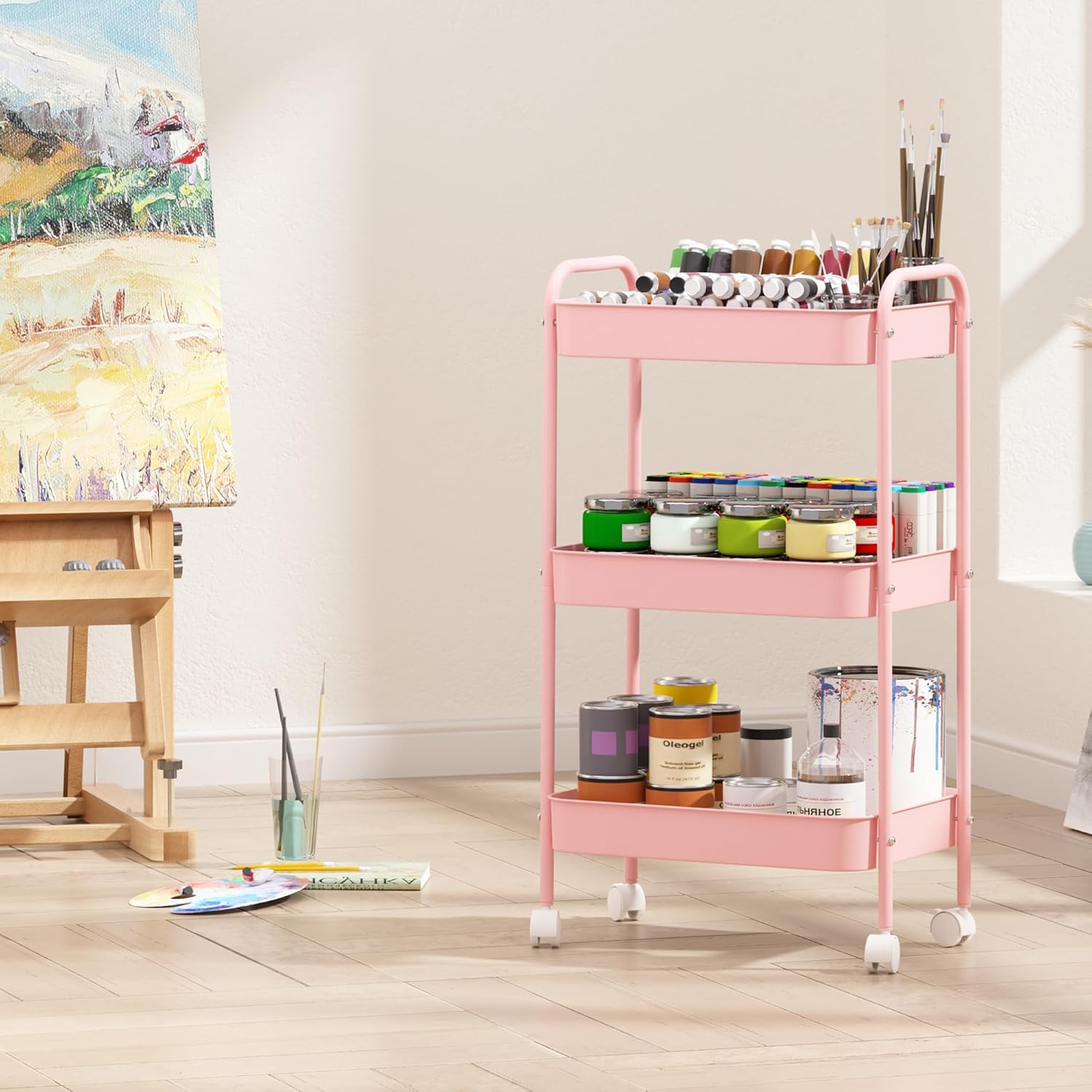 Carrinho de Armazenamento de 3 - Home Bathroom Organizer avaliação e preço