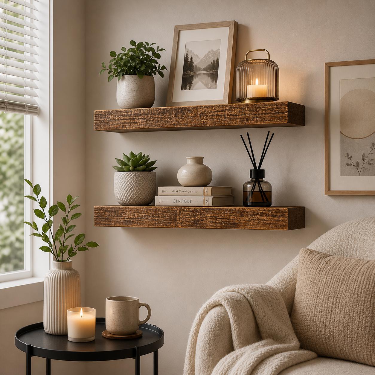 2 Prateleiras Flutuantes de Ma - Home Bathroom Organizer avaliação e preço