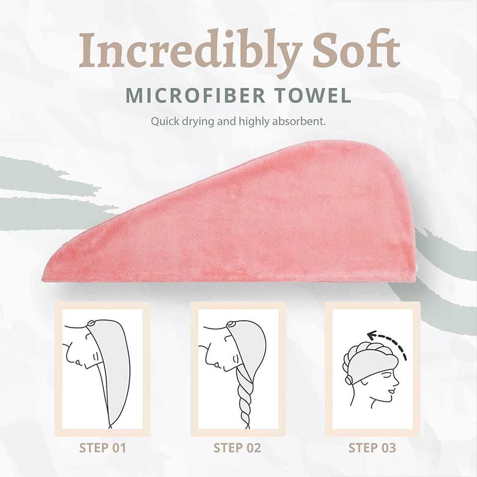 1PC Touca de Cabelo de Microfi - Home Bathroom Gadgets avaliação e preço