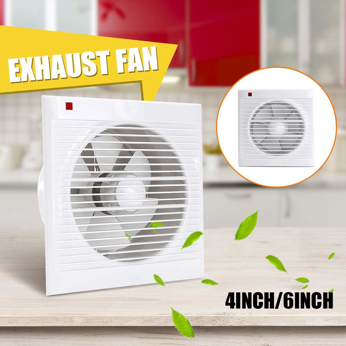 4 Polegada 6 Polegada 8 Polega - Home Bathroom Exhaust Fan avaliação e preço