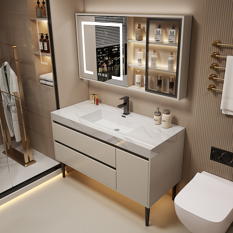 Armário de Banheiro Moderno co - Home Bathroom Vanity Combo avaliação e preço