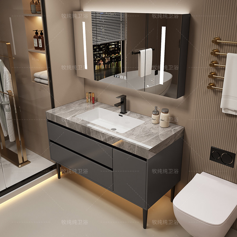 Armário de Banheiro Moderno co - Home Bathroom Vanity Combo avaliação e preço